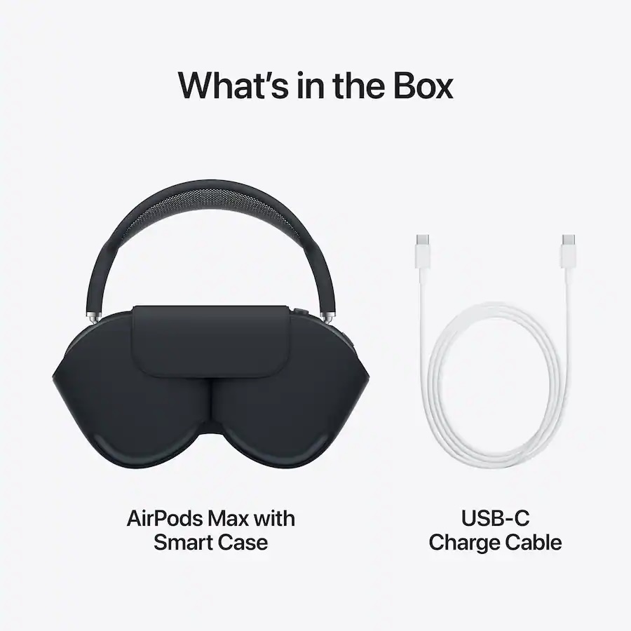 Apple - AirPods Max (USB-C) - Midnight - Image 3