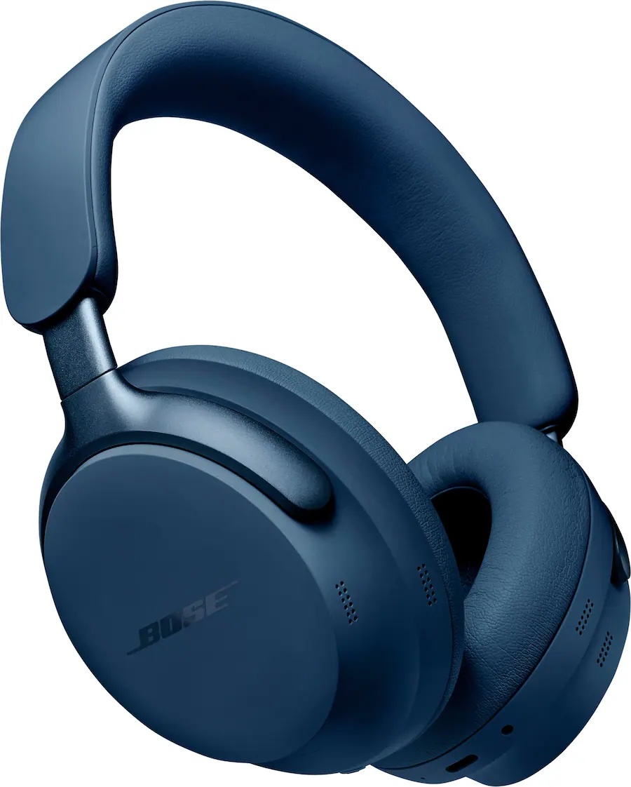 Bose QuietComfort Ultra Wireless Noise Cancelling Over-the-Ear Headphones – Lunar Blue - Image 3