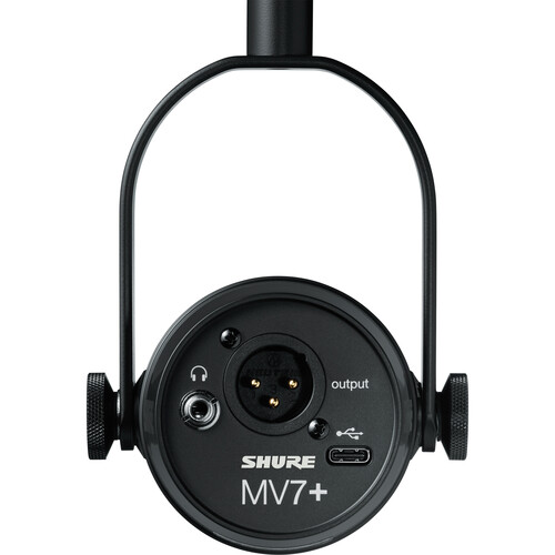 Shure MV7+ USB/XLR Dynamic Microphone - Black - Image 4