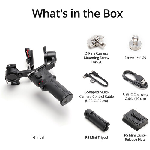 DJI RS 3 Mini 3-Axis Lightweight Handheld Gimbal - Black - Image 3